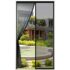 MYCARBON Mosquitera para Puerta Protección Contra Insectos Magnético (150×220, Negro)