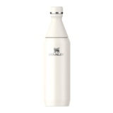 STANLEY 1913 All Day Slim Botella Agua Acero Inoxidable 0.6L – Fría Durante 6 Horas – Helada Durante 11 Horas – Cantimplora Termica Sin BPA – Antifugas – Apta Para Lavavajillas – Cream