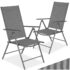tectake® Juego De Sillas de Comedor, Silla Acolchada con Reposabrazos, Diseño Anudado, Estructura de Acero, Cocina, Sillas Comedor Nordica – 4 Sillas Arena
