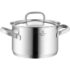 WMF Ultimate Cool – Olla de 20 cm Con Tapa, Cacerola Pequeña de 3,7 L de Acero Inoxidable Cromargan Mate Apto para Inducción, Sin Revestimiento, Apta para Lavavajillas