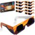 Helioclipse 12/25/50/100 Gafas Eclipse Solar Homologadas ISO 12312-2 CE para Ver Eclipse Solar 2026, Gafas de Eclipse Solar Seguras Certificadas