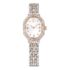 Swarovski Reloj Crystalline Bangle, Fabricado en Suiza, Swiss Made, Brazalete de Metal, Cierre Plegable, Metal, Cristales, Mecanismo de Cuarzo, Acabado en Tono Oro Rosa, Blanco