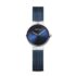 BERING 15630-701 Reloj de Cuarzo para Mujer con Caja de Titanio de 30 mm con Acabado Plateado/Dorado y Esfera Blanca, Brazalete de Titanio con Detalles de Titanio, Resistencia al Agua de 10 ATM