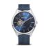 BERING 15439-222 Reloj solar para hombre con caja de acero inoxidable de 39 mm con acabado negro y esfera negra, correa milanesa, cristal de zafiro y resistencia al agua de 10 ATM