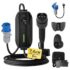 tillvex Nevera portátil eléctrica de 32 litros | Mini Nevera portátil de 230 V y 12 V para vehículos Coches Camping | Enfría y calienta | Modo ecológico (Gris)