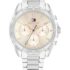 Skagen Signatur Lille Reloj para Mujer, Movimiento de cuarzo a dos agujas en tono plateado con correa de acero inoxidable o piel, 30 mm, Tono Plateado