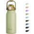 Owala FreeSip Sway botella de agua térmica de acero inoxidable con boquilla 2‑en‑1, 890ml, pajita integrada y asa tipo cubo, para viajes, escuela y deporte, sin BPA, a prueba de fugas, Beach House
