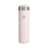 Stanley 1913 Aerolight Transit Termo Cafe para Llevar 0.6L – Mantiene el Calor Durante 8 Horas – Compatible con Soporte para Coche – Taza Café Antifugas – Apta Para Lavavajillas – Rose Quartz