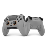 Scuf OMEGA Mando inalámbrico de la PS5, TMR Anti‑Drift – Gris Claro | Licencia Oficial, Alto Rendimiento, 11 Entradas Personalizadas, Gatillos Instantáneos, Baja Latencia, Windows PC Compatible