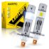 ARTAGO 870 Antirrobo Coche Alta Gama, Barra Antirrobo 2en1 | Alarma Inteligente, 120dB, LED Oscuridad, Warning Disuasorio | Bloqueo Volante Más Seguro Alrededor de un Radio, Mejor Cepo Coche SUV Auto