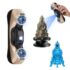 VGRPRO Máquina de Cortar Pelo Hombre Profesional, cortapelos hombre inalámbrico con estuche, kit para casa & barbería, pantalla LED, regalo hombre (Gris)