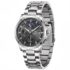 BUREI Reloj de Hombre Minimalista Ultra Delgado Pantalla de Fecha Pantalla Grande Simple y Banda de Acero Inoxidable
