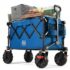 SUN NINJA Carpa Playa Plegable – Toldo Playa Plegable con Protección UPF 50+ – Toldo Camping con Bolsa de Transporte – con Pala Estacas y Postes – Parasol Playa Camping Pesca