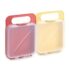 Tatay Tupper Cristal 0,8 L Cook & Eat | Vidrio Borosilicato Resistente | Tapa Hermética Clip, Válvula de Vapor | Apto Microondas, Horno, Nevera y Congelador | Libre de BPA | 16,4×16,4×6,9 cm, Rojo