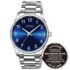 CIVO Reloj Hombre Esfera Grande: Acero Inoxidable Pulsera de Acero Inoxidable Impermeable para Uso Laboral y Fines De Semana Moderno y Versátil