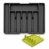 YunNasi Estante de Especias Giratorio Soporte de Condimentos Giratorio de Acero al Carbono Organizador de Almacenamiento de Cocina para Tarros de Especias, Hierbas y Botellas de Especias