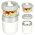 Exllena Termo Pequeño 200ml – Botella Térmica Pequeña con Asa de Silicona Ajustable, Ideal para Café, Agua y Bebidas Frías(Lila)