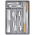 NETEL Pack de 2 cajones extraibles telescópicos para cocina y 6 piezas organizador de especias，bandeja extraible armario cocina，Ancho ajustable 32-52 cm, Fondo 42 cm，sin perforaciones,Blanco