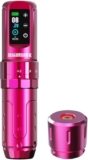 Dragonhawk L3 – Máquina para Tatuar Rotativa Inalámbrica con 1 Baterías 2000mAh, Carrera Ajustable 2.4-4.2 mm, Conector RCA, para Principiantes Rosa