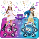 maysida Alfombra de baile recargable para 2 niños, juguetes regalos para niñas y niños de 4, 5, 6, 7, 8 años, alfombras de baile para niños para 1/2 jugadores (3 modos de juego), alfombra musical