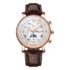 OIDEA Reloj Deportivo Analógico Hombre: Reloj de Pulsera de Cuarzo Tres Zonas Horarias Correa de Cuero Caja Redonda Grande Correa de Cuero con Brújula – para Regalo