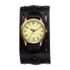 OIDEA Relojes Analógico Redondo Hombre: Reloj de Cuarzo Cronógrafo Calendario para Caballero Correa de Cuero Tres Ojos Resistente al Agua – para Ocio Negocios Regalos