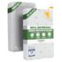 Milu Botella de acero inoxidable de 350ml 500ml 750 ml 1 L 1,5 L botella de agua aislada, termo a prueba de fugas, doble pared, apta para ácido carbónico + cepillo de limpieza (Aurora, 350ml)