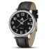 LIGE Reloj Hombre Analógico Elegante Caballero Clasico Vintage Cronógrafo con Diseño De Fase Lunar Mens Watches De Cuarzo con Fecha Y Manecillas Luminosas Analogico Reloj Pulsera Hombre,Plata y Azul