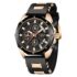 ADDIESDIVE 41 mm Reloj de Buceo Reloj de Cuarzo Hombre Reloj Esfera Negra Impermeable 200m Pulsera de Acero Inoxidable Plata