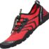 SAGUARO Mujer Hombre Escarpines – Barefoot Mujer Hombre Calzado Respetuoso Zapatillas Minimalistas Escarpines Agua Deportivas Zapatos Barefoot para Playa Surf Rio Piscina Negro Intenso, Gr.48