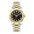 SAPPHERO – Reloj de cuarzo para hombre, plateado, acero inoxidable, correa, 50M impermeable, con fecha y calendario, azul y negro, regalo para hombres, pulsera