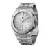 KNISKRED Reloj Clásico para Hombre con Correa Sólida de Acero Inoxidable y Calendario Reloj de Vestir para Caballeros Resistente al Agua