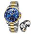 BOSCK – Reloj para Hombre, 40 mm, analógico, Resistente al Agua, Acero Inoxidable, con Fecha y día, Lectura fácil antirayaduras de Moda, Reloj para Hombre