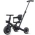 newyoo Lume TR008 Triciclo 5 en 1 para Niños y Niñas de 1 a 3 Años, con Barra de Empuje para Padres y Barra de Seguridad, Convertible en Bicicleta Infantil, Gris Antracita