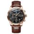 OLEVS Reloj para Hombre con Diamantes de Vestir analógico, de Cuarzo, Acero Inoxidable, Impermeable, Luminoso, Fecha, Dos Tonos, Reloj de Pulsera Casual de Lujo