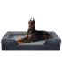 luciphia Alfombra refrescante para perros y gatos,Alfombrilla para perros,cojín refrescante para el verano,cama lavable para perros,manta refrescante perros grandes,medianos y pequeños Gris 102*153cm