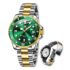 BENYAR by Relojes Hombre Cuarzo cronógrafo Impermeable Business Casual Deporte Reloj de Pulsera