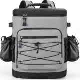 YOUNGOA Mochila Nevera Isotérmica, Mochila Termica Grande de 30 litros con Aislamiento Térmico y A Prueba de Fugas, Bolsa Picnic Impermeable para Hombre y Mujer