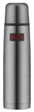 Termo Ligero y Compacto de Acero Inoxidable Mate de Thermos, Acero Inoxidable, Gris, 1 L