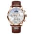 OLEVS Reloj para Hombre con Diamantes de Vestir analógico, de Cuarzo, Acero Inoxidable, Impermeable, Luminoso, Fecha, Dos Tonos, Reloj de Pulsera Casual de Lujo