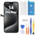 LL TRADER Pantalla para iPhone 13 Pro MAX LCD 6.7″ y Kit de Reparación | Marco de Montaje para Digitalizador Táctil 3D Touch con Pantalla FHD, con Cinta Adhesiva Impermeable y Protector