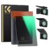 ZMH Aplique de pared textil con 2 luces y lector flexible E27