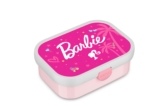 Mepal – Fiambrera Campus – Bento Box para Niños – Lonchera con Compartimento y Tenedor – Fiambrera con Cierre de Clip – Sin BPA y apta para Lavavajillas – 750 ml – Barbie