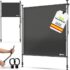 SIRUITON Fundas para Muebles de jardín de 250x250x90cm con ventilación de Aire,Impermeable,Resistente al Viento,Tela Oxford 300D Resistente a desgarros,Funda Grande para Patio,Cubierta de
