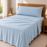 Degrees Home Premium – Juego de Sábanas 90×190 cm 3 Piezas: Sábana Bajera Ajustable, Encimera y Funda de Almohada 90X45 – Microfibra Cepillada, Suave, Oeko-Tex Certificado