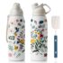 BOTTLE BOTTLE Botella deportiva de acero inoxidable, 850 ml | Termo a prueba de fugas con bebida directa, sin BPA, botella térmica para fitness, camping al aire libre (Kaleido)