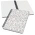 SIGEL JN803 Cuaderno de notas, A5, rayado, cubierta rígida kraft, 192 páginas FSC | para ideas, diario y organización | marrón/negro/oro – Jolie
