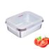 Rösle Molinillo de especias, molinillo de sal y pimienta con niveles ajustables para especias secas, fácil de rellenar, acero inoxidable 18/10, plateado, negro, transparente