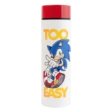 Grupo Erik Botella agua Sonic – Botella agua niños Acero Inoxidable | Termica para Colegio 420 ml, Cantimplora con tapón hermético, Aislamiento Doble pared Frio/Calor, Merchandising Oficial