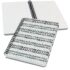 SIGEL JN653 Cuaderno de notas, A5, punteado, cubierta rígida, 240 páginas FSC | para lettering y bullet journal | rosa/albaricoque/negro – Jolie